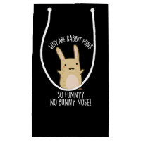 Pas de lapin Nez Funny Rabbit Puns Dark BG