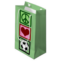Peace Love joueur de football Anniversaire Footbal