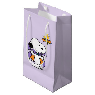Petit Sac Cadeau Peanuts Snoopy Woodstock Vampire Halloween