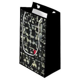 Petit Sac Cadeau Peinture d'alphabet par le Normand Wyatt