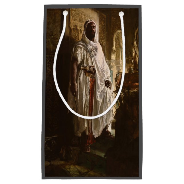 Petit Sac Cadeau Peinture en chef maure africaine Portrait (Devant)