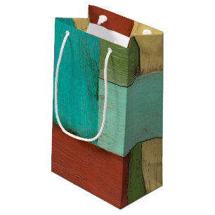 Petit Sac Cadeau Peinture multicolore côtière de Contempoary