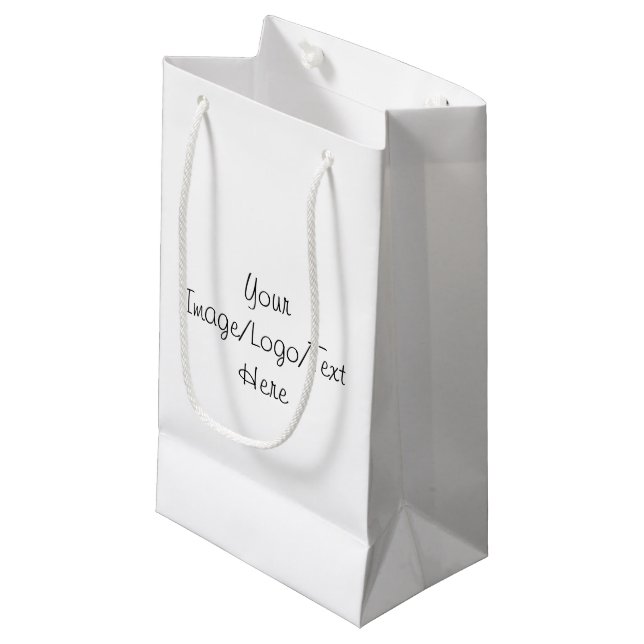 Petit Sac Cadeau Personnaliser ou Customiser (Devant Angle)