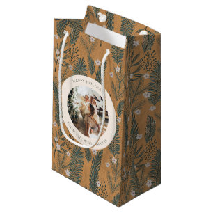 Petit Sac Cadeau Photo de vacances Rustique personnalisée Nature bo