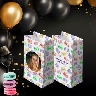 Petit Sac Cadeau Photo personnalisée Anniversaire Motif Cookies Mac