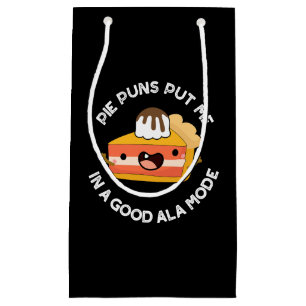 Petit Sac Cadeau Pie Puns Mets-Moi Dans Un Bon Jeu De Nourriture Am