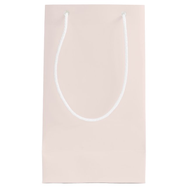 Petit Sac Cadeau Pink Christmas Solid Color (Devant)