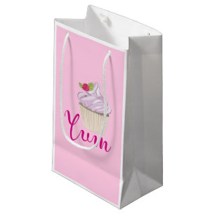 Petit Sac Cadeau Pink Frosted Cupcake Yum!
