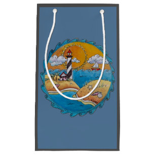 Petit Sac Cadeau Plage d'été amusant soleil bord de mer côte