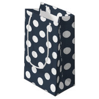 Pois blancs sur gris bleu