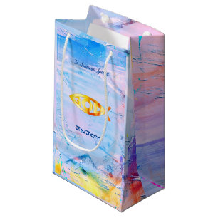 Petit Sac Cadeau Poissons Zodiac