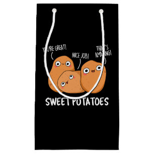 Petit Sac Cadeau Pommes de terre sucrées amusant Nourriture chatte 