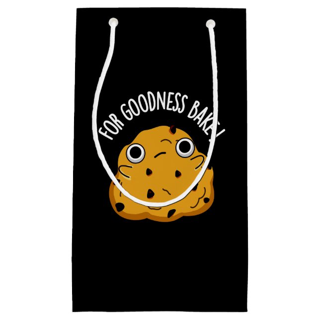 Petit Sac Cadeau Pour Goodale Bake Funny Food Baking Pun Dark BG (Devant)