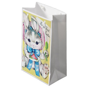 Petit Sac Cadeau Première partie de Pâques du rétro bébé vintage
