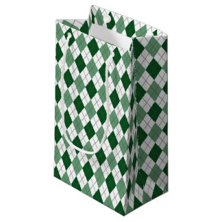 Petit Sac Cadeau Preppy Argyle
