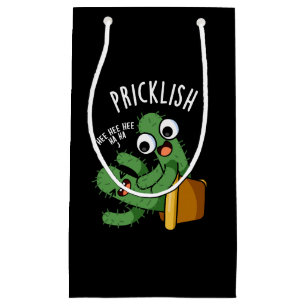 Petit Sac Cadeau Pricklish Funny Cactus Puns Fond sombre