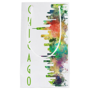 PETIT SAC CADEAU PS D'HORIZON DE CHICAGO, L'ILLINOIS -
