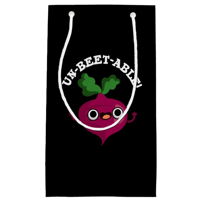 Petit Sac Cadeau Pun de betterave végétale mignonne non-perruquable (Devant)