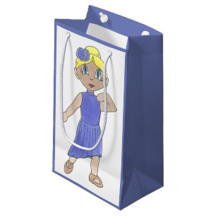 Petit Sac Cadeau Purple Considérant Costume Lyrique Classe de danse