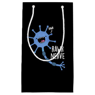 Petit Sac Cadeau Rawr Nerve Funny Neuron Nerve Pun Dark BG