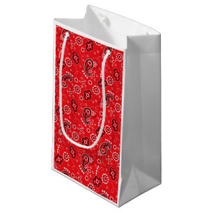 Petit Sac Cadeau Red Bandana Western Cowboy Ranch Rodeo Adventure