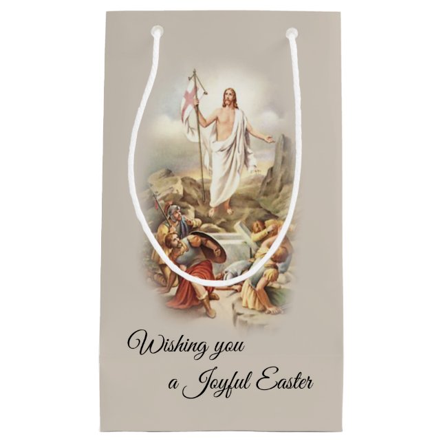 Petit Sac Cadeau Résurrection de Pâques | Pascha de Jésus (Devant)