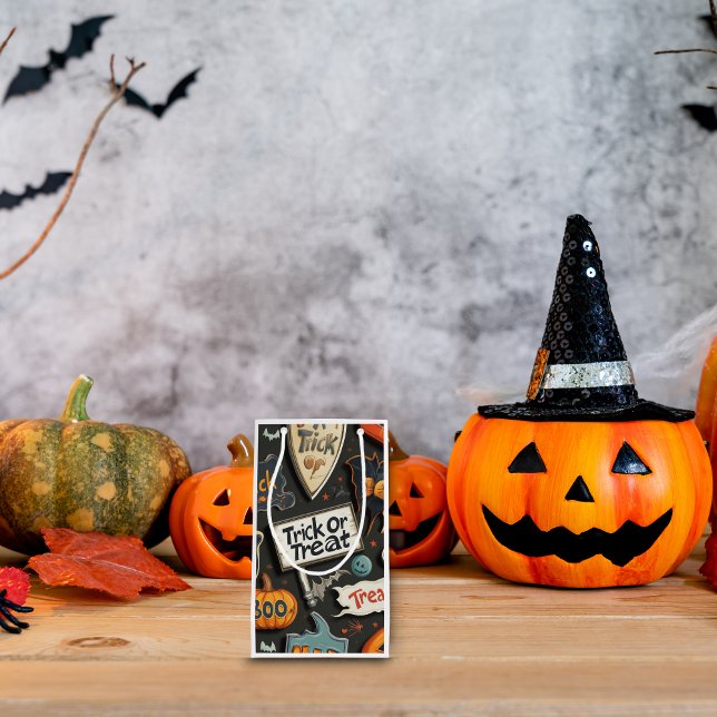 Petit Sac Cadeau Retro Halloween (Créateur téléchargé)