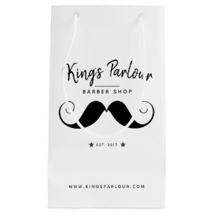 Petit Sac Cadeau Retro Mustache - Barber Shop Merchandises