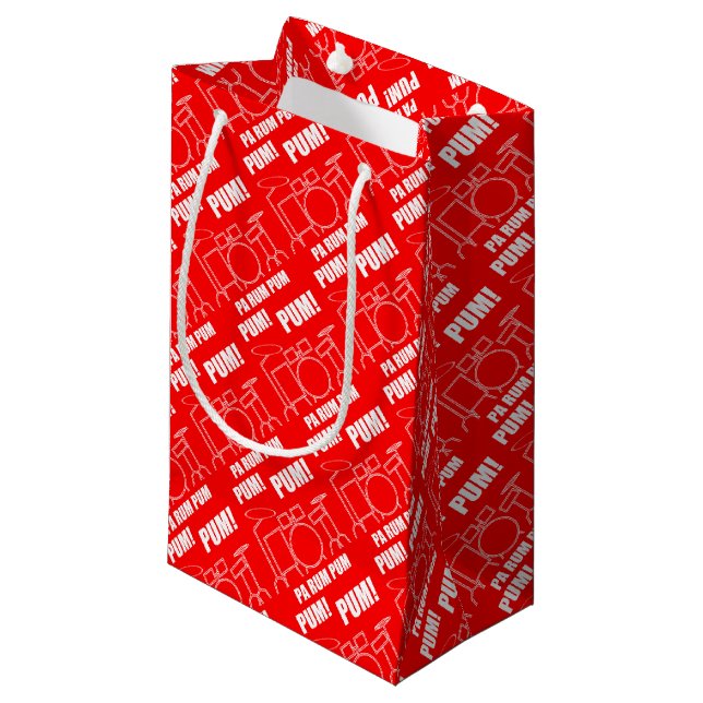 Petit Sac Cadeau Rhum Pum Pum Pum de PA (Devant Angle)