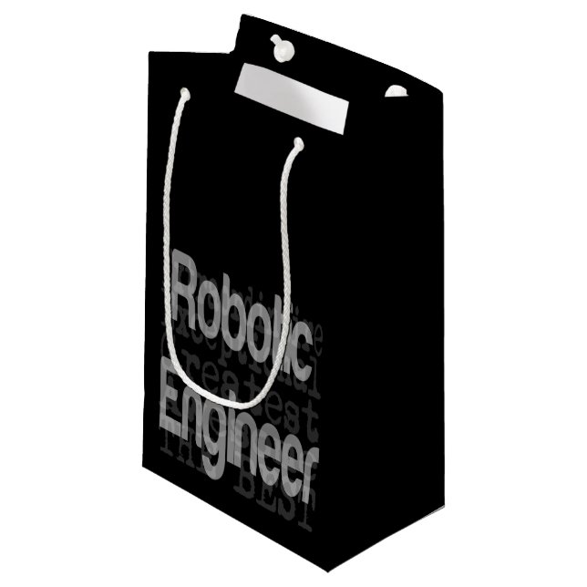 Petit Sac Cadeau Robotique Engineer Extraordinaire (Devant Angle)