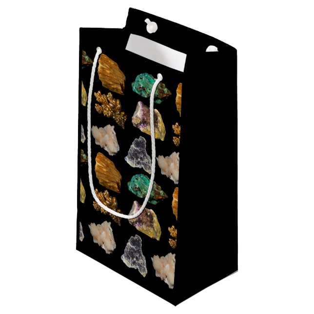 Petit Sac Cadeau Rockhound Minerals Photographe Motif de la nature (Devant Angle)
