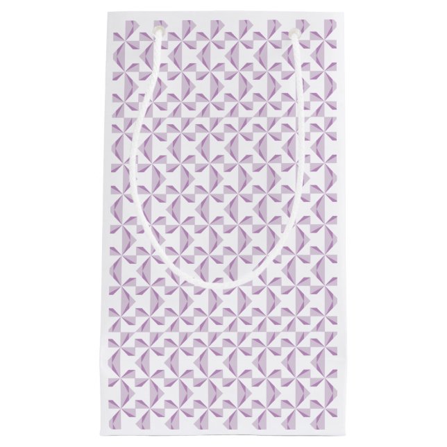 Petit Sac Cadeau Roues pourpres (Devant)