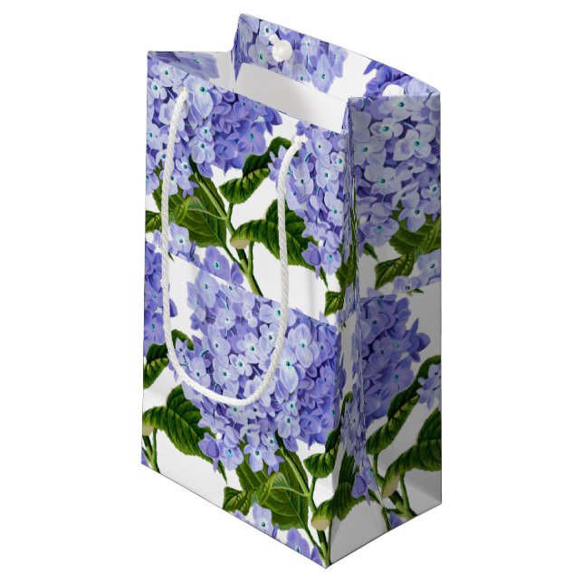 Petit Sac Cadeau Sac-cadeau Hydrangea Petit Sac-cadeau (Devant Angle)