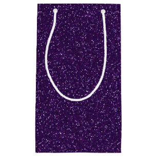 Petit Sac Cadeau Sac-cadeau Parties scintillant pourpre foncé