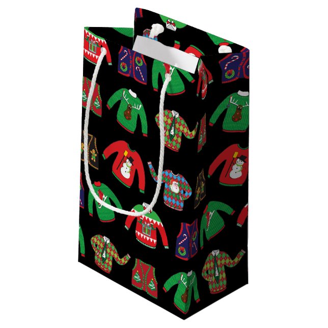 Petit Sac Cadeau Sacs-cadeaux de Noël doux (Dos Angle)