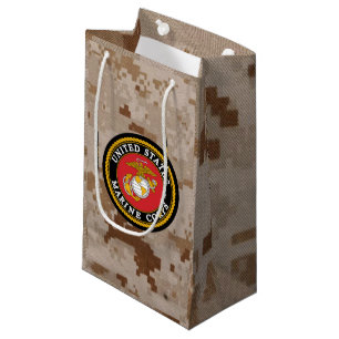 Petit Sac Cadeau Sacs-cadeaux USMC Marine Corps - Camo numérique dé
