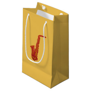 Petit Sac Cadeau Saxophone