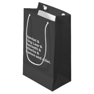 Petit Sac Cadeau Shakespeare Joue I