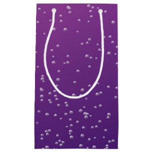 Petit Sac Cadeau Soda de raisin violet avec de minuscules bulles