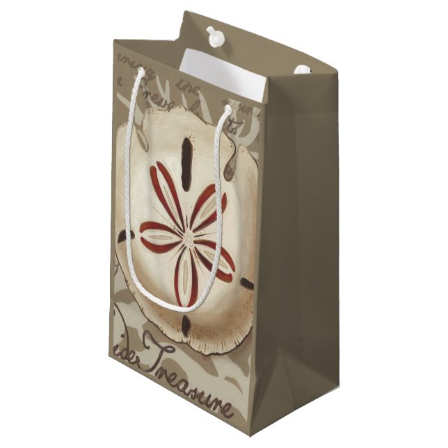Petit Sac Cadeau Sonnet de bord de mer III (Devant Angle)