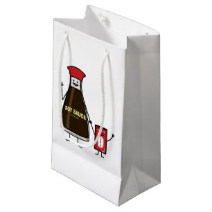Petit Sac Cadeau Soy Sauce Bottle Paquet enfant condiment asiatique
