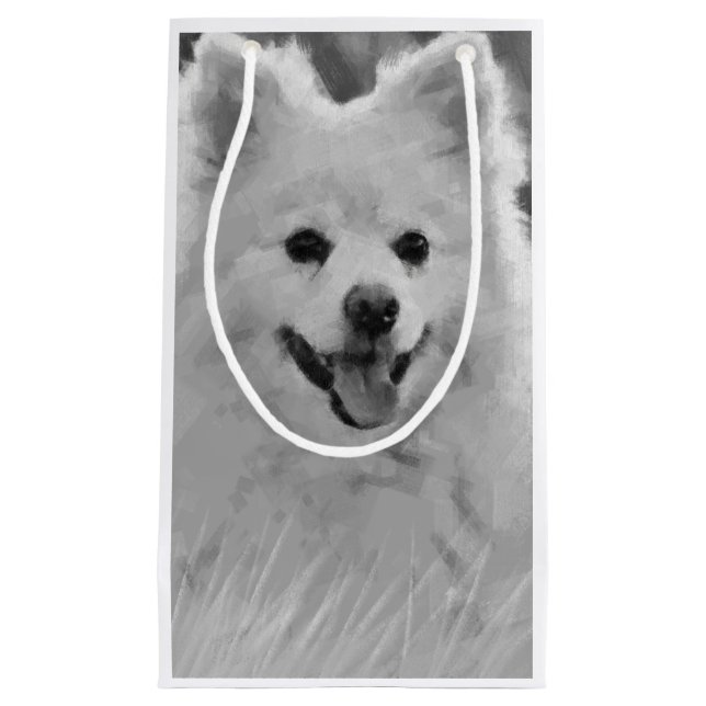 Petit Sac Cadeau Spitz japonais (Devant)