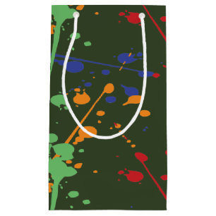 Petit Sac Cadeau Splatz de l'Armée Green Paintball Party