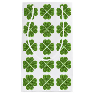 Petit Sac Cadeau St Patrick’s day, trèfle vert irlandais