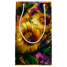 Petit Sac Cadeau "Sunflower Gold"