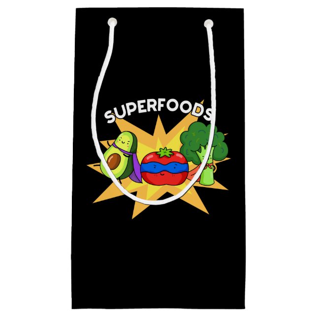 Petit Sac Cadeau Superfoods Funny Vegetable Pun (Devant)
