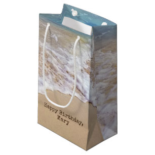 Petit Sac Cadeau surf tropical de plage sur le sable