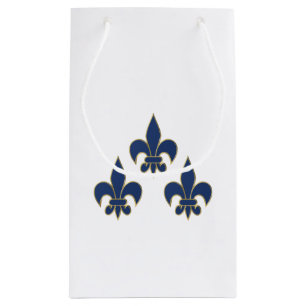 Petit Sac Cadeau Symbole de Fleur de Lis