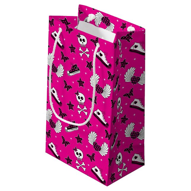 Petit Sac Cadeau Symboles d'Emo (Dos Angle)