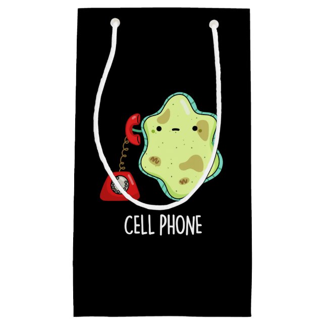 Petit Sac Cadeau Téléphone cellulaire drôle Biologie Science Pun Da (Devant)
